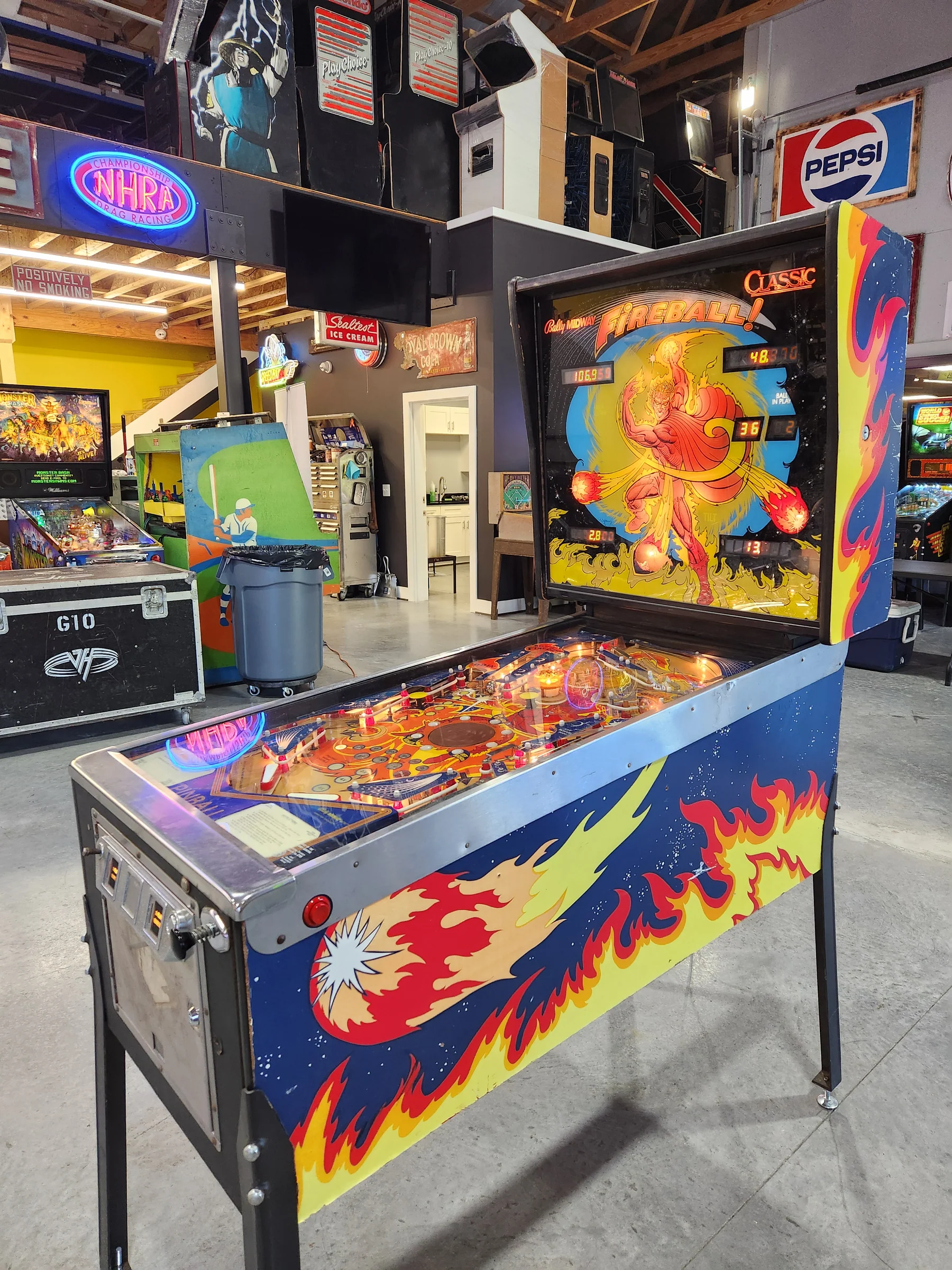 FIREBALL CLASSIC-1985 Bally Pinball Machine - Image 11