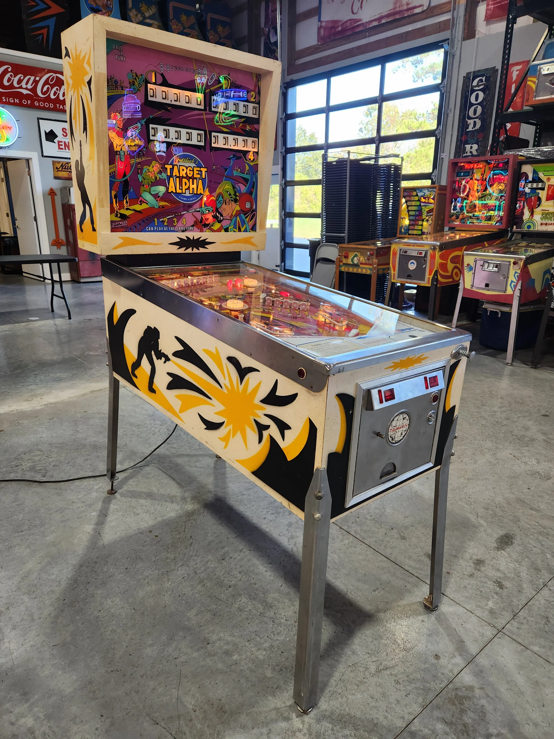 TARGET ALPHA-1976 Gottlieb EM Pinball Machine