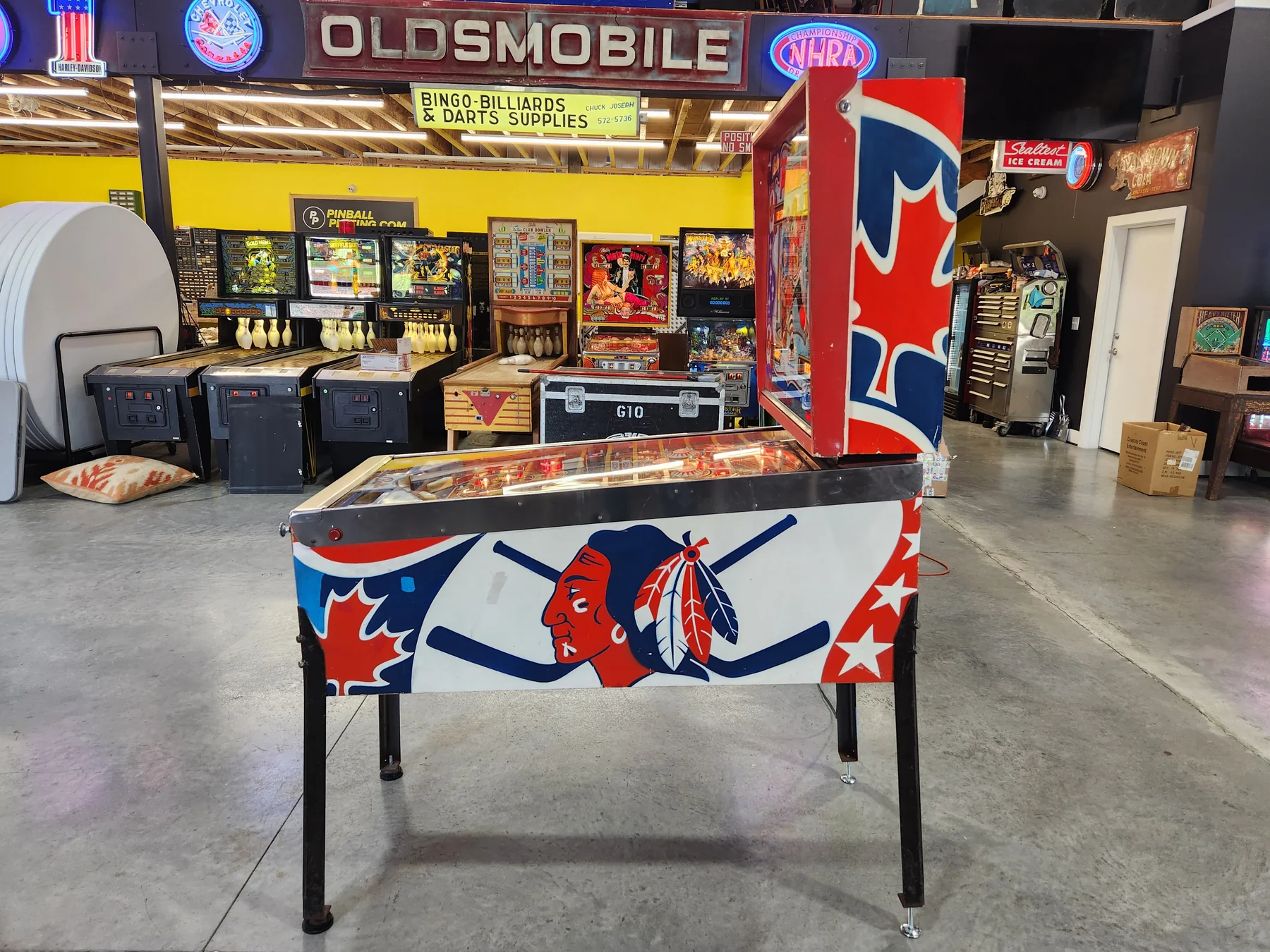 BOBBY ORR POWER PLAY-1978 Bally Pinball Machine - Image 4