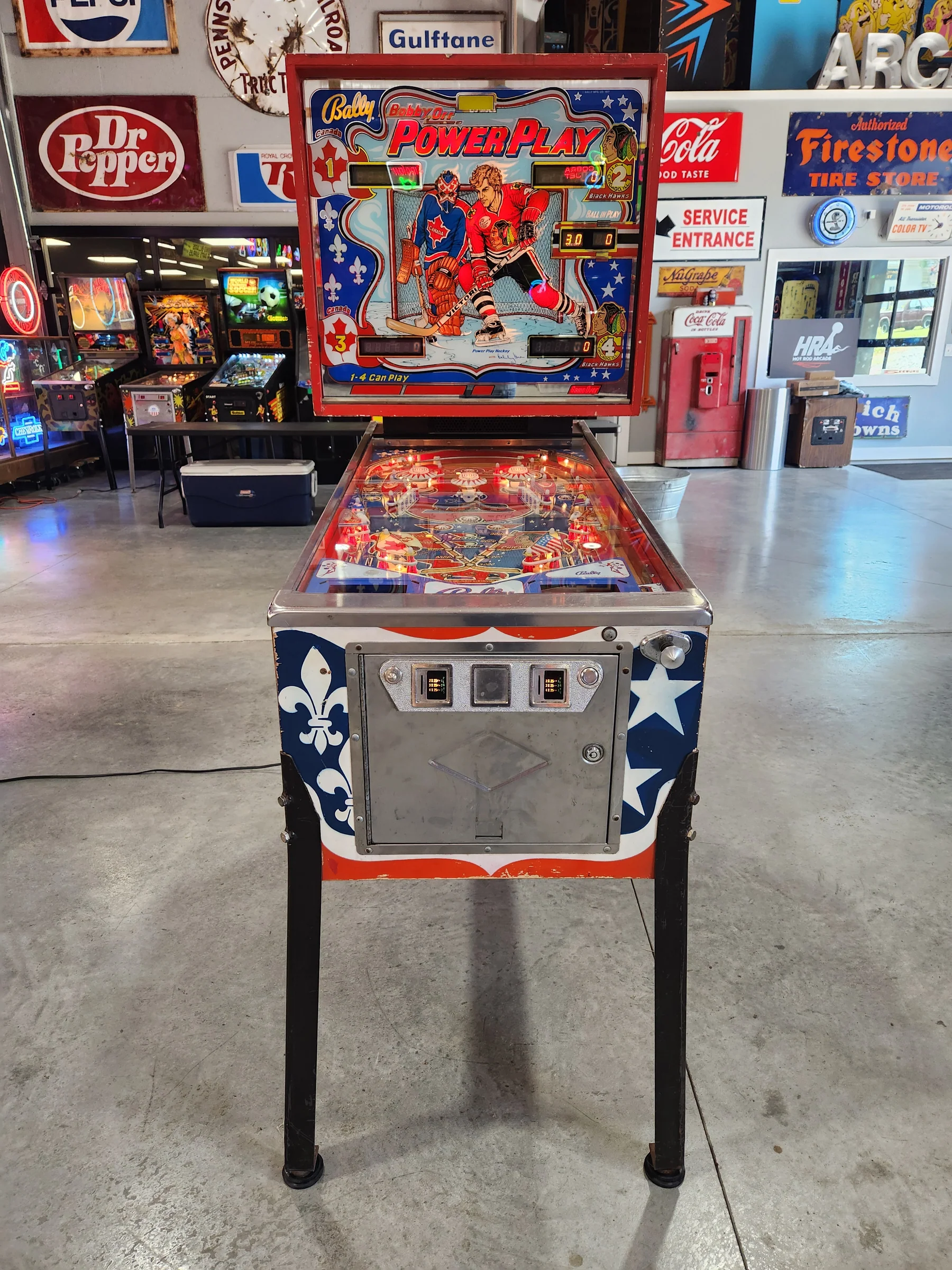 BOBBY ORR POWER PLAY-1978 Bally Pinball Machine - Image 7