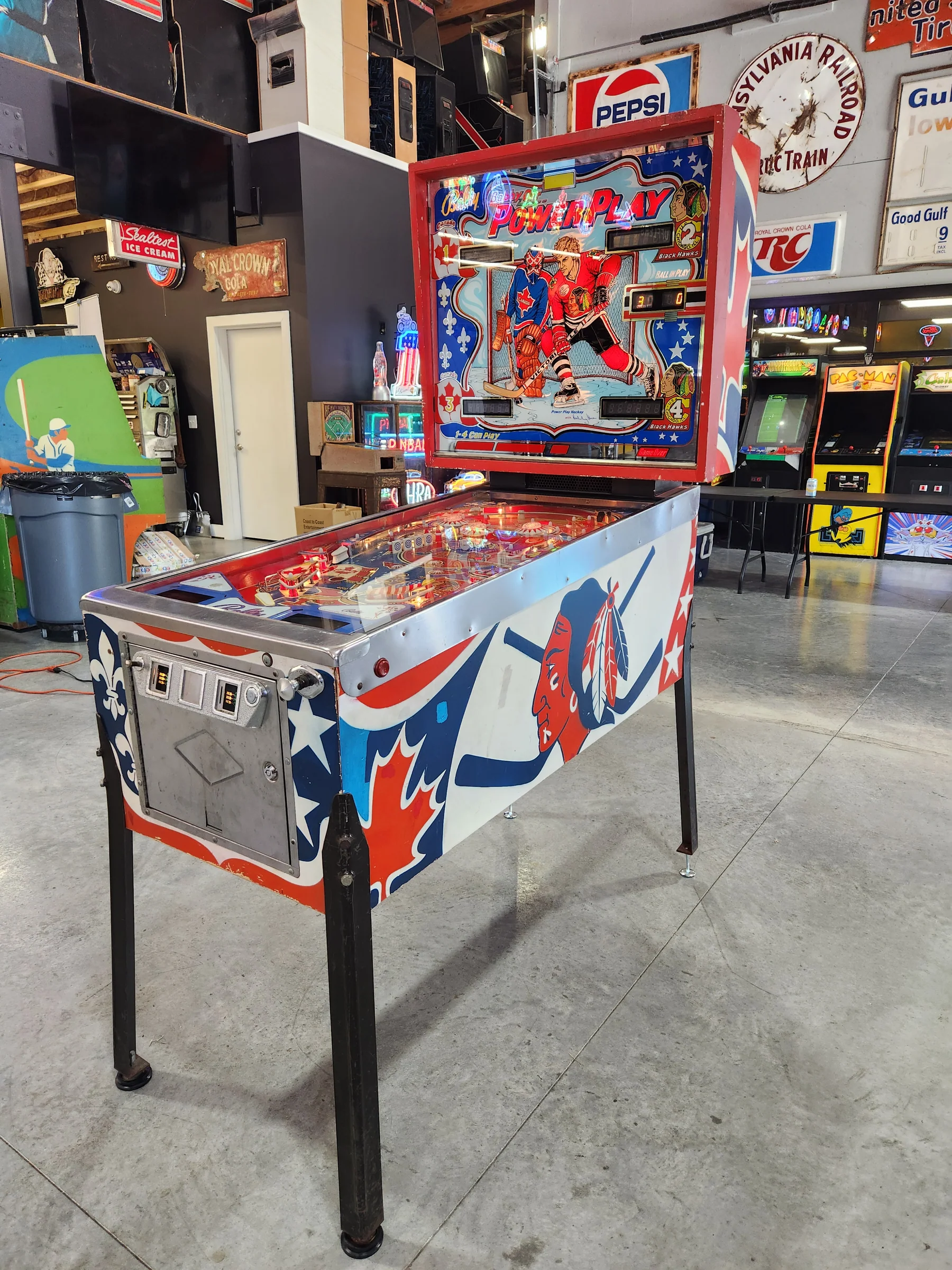 BOBBY ORR POWER PLAY-1978 Bally Pinball Machine - Image 10