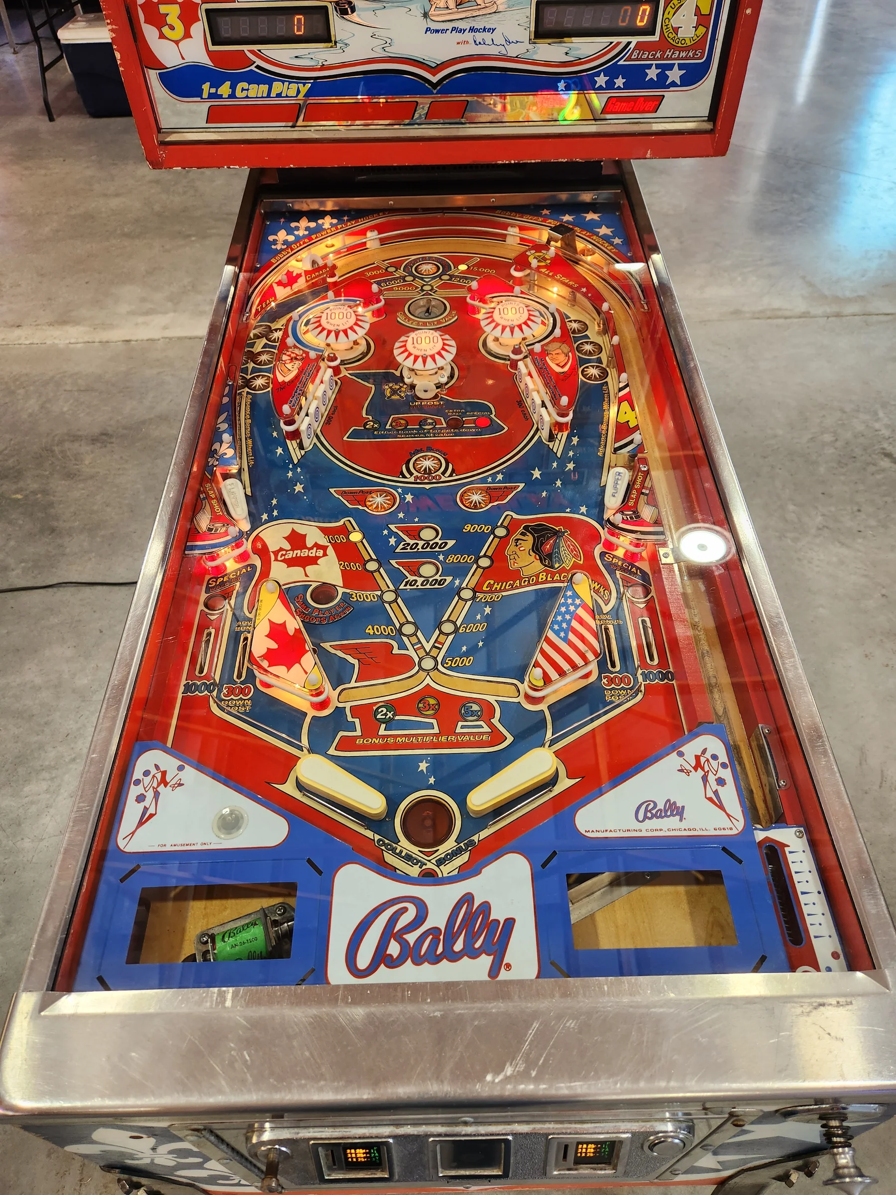 BOBBY ORR POWER PLAY-1978 Bally Pinball Machine - Image 11