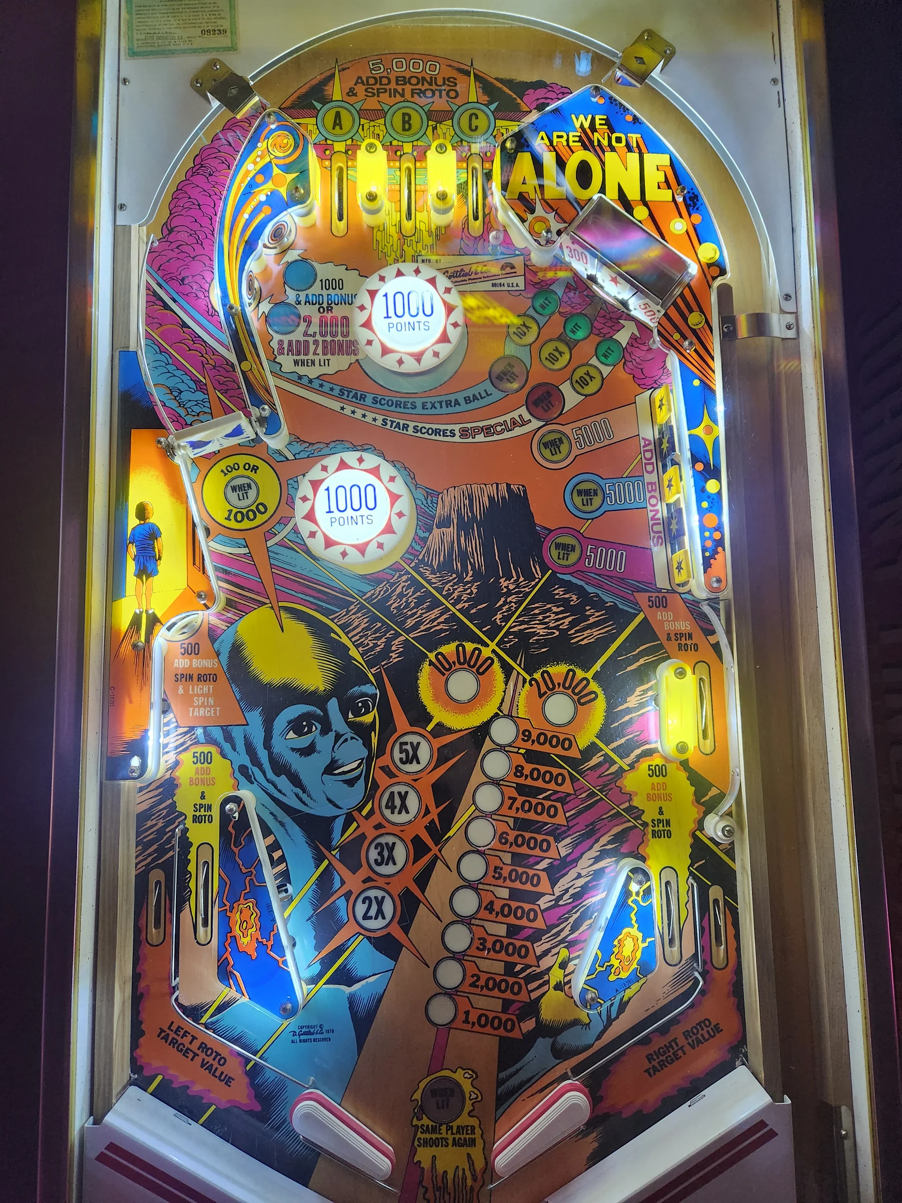 Close Encounters of the Third Kind Pinball Machine - Image 10