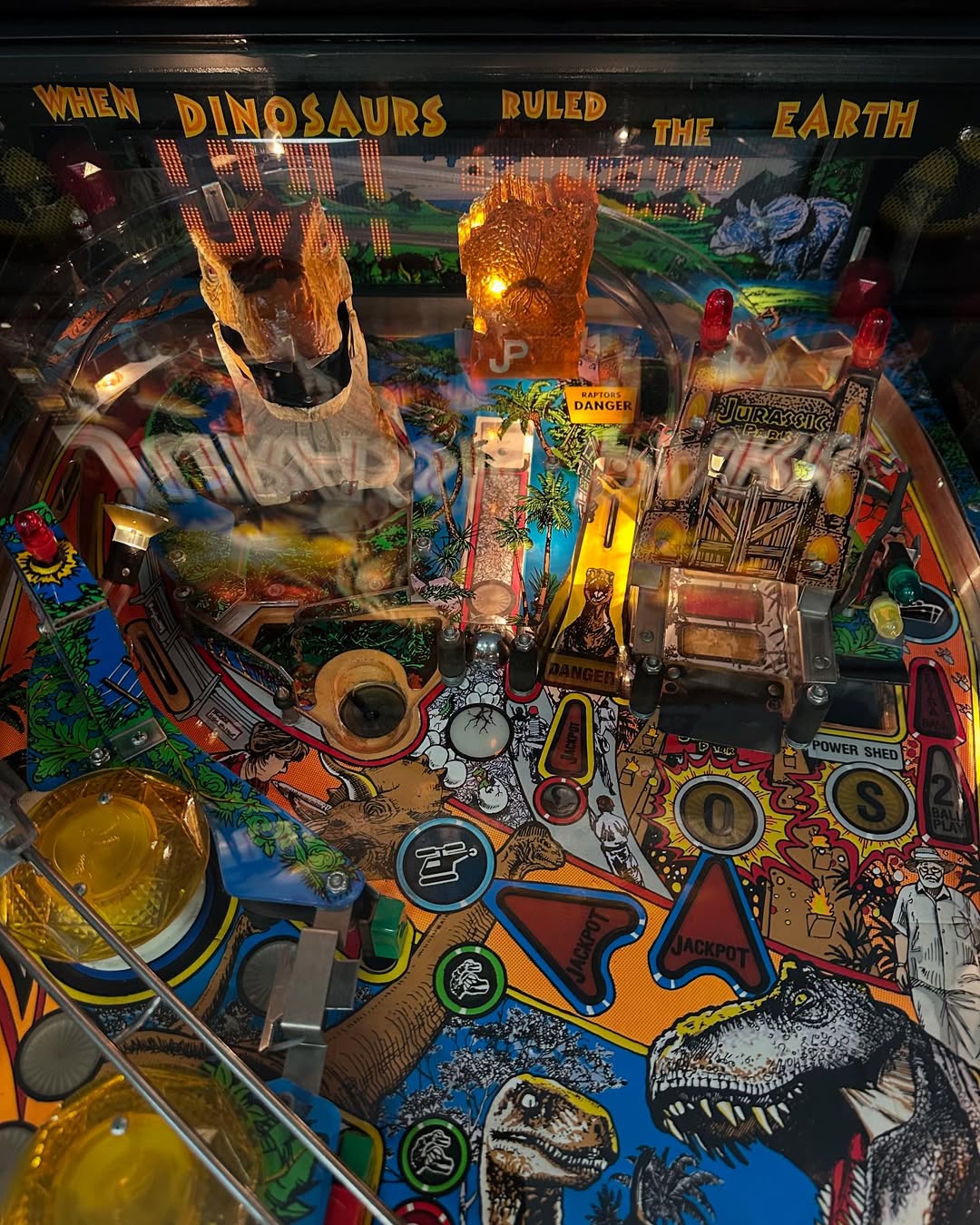 Jurassic Park Pinball Machine by Data East - Image 5