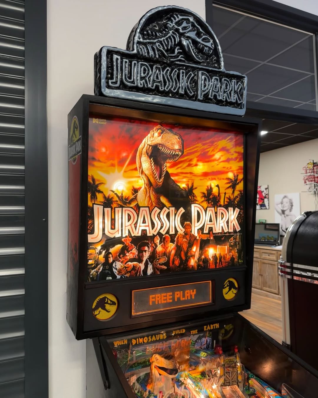 Jurassic Park Pinball Machine by Data East - Image 4