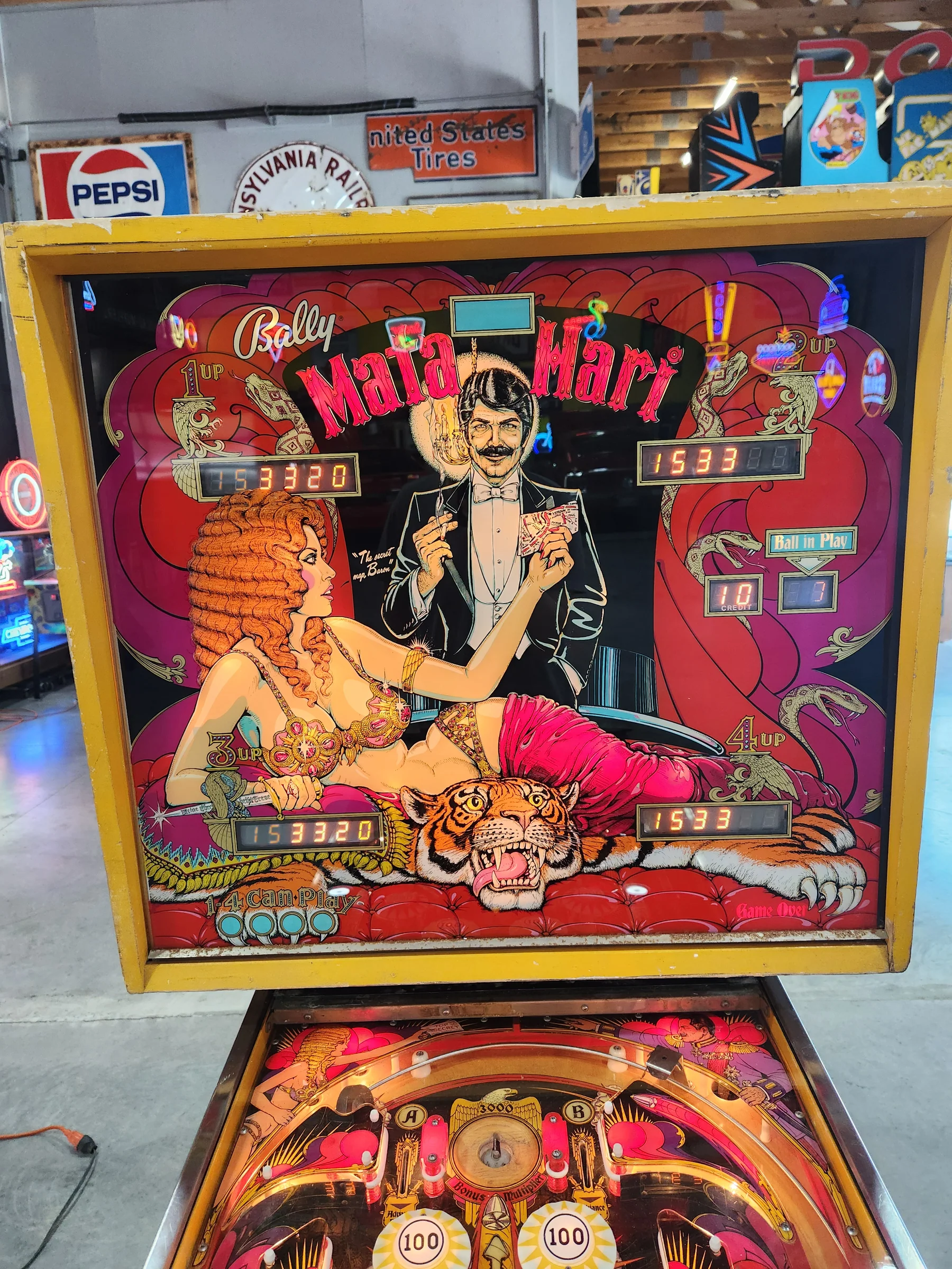 Mata Hari-1978 Bally Pinball Machine - Image 5