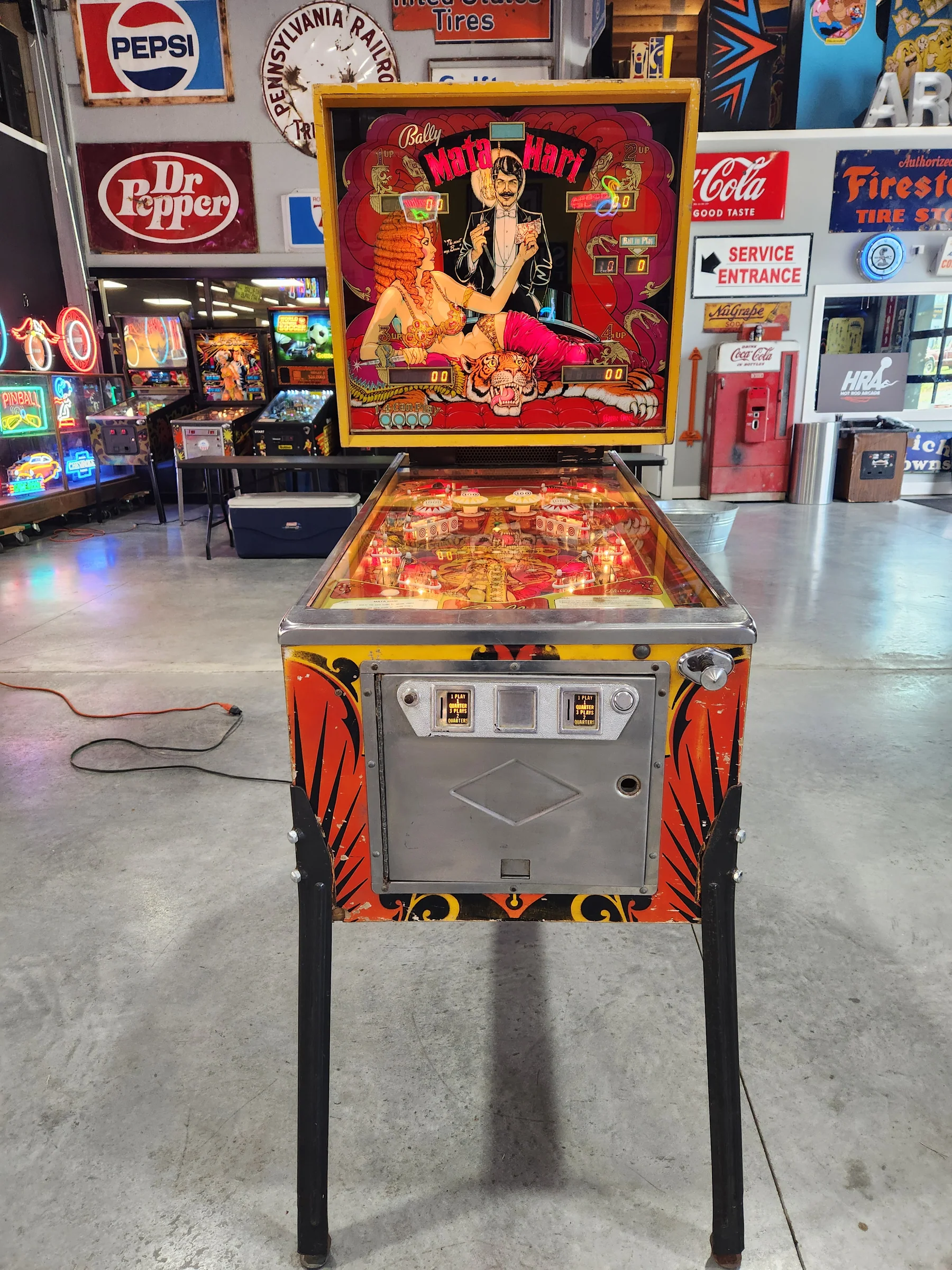 Mata Hari-1978 Bally Pinball Machine - Image 7