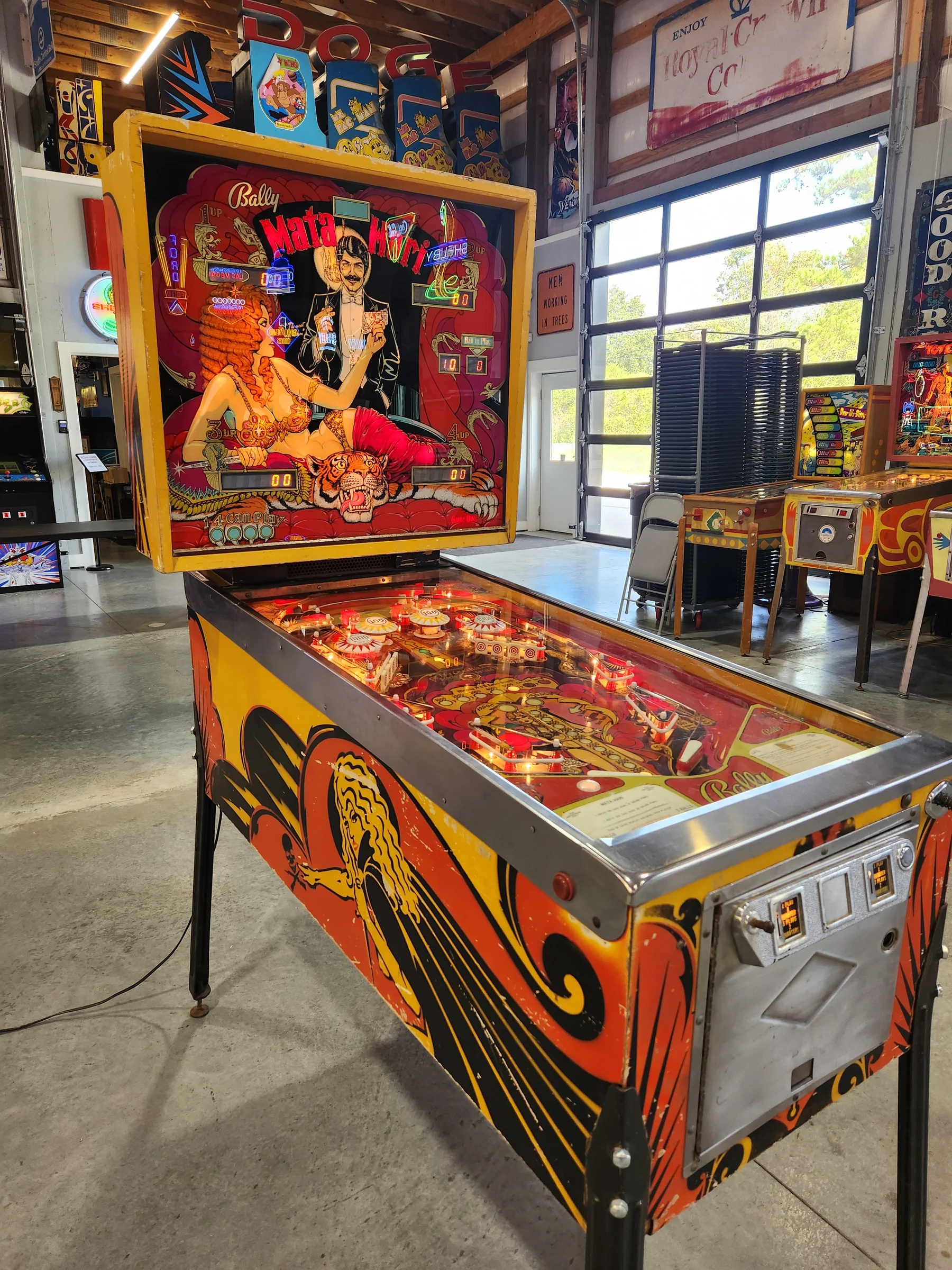 Mata Hari-1978 Bally Pinball Machine - Image 8