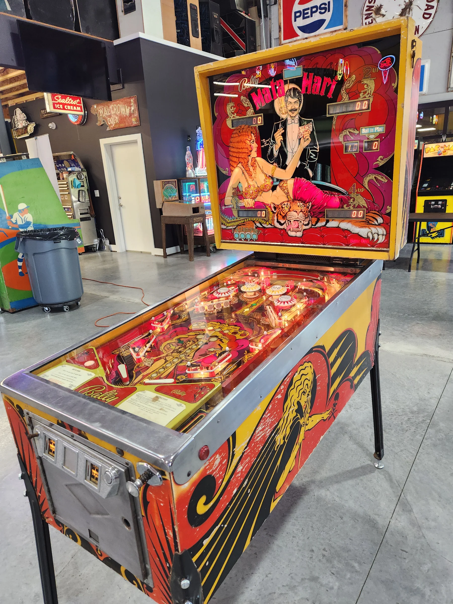 Mata Hari-1978 Bally Pinball Machine - Image 10