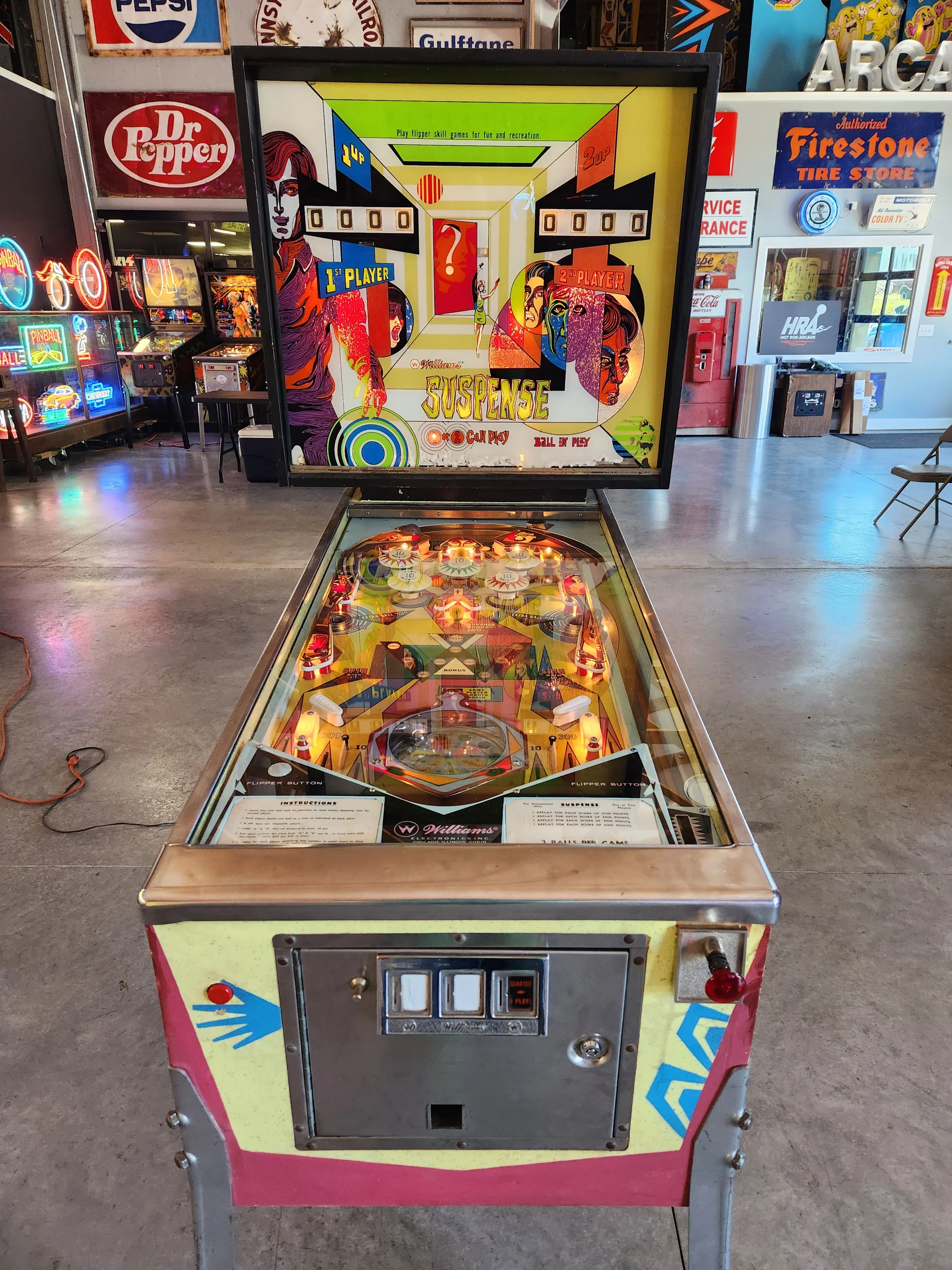 SUSPENSE-1969 Williams Pinball Machine - Image 9