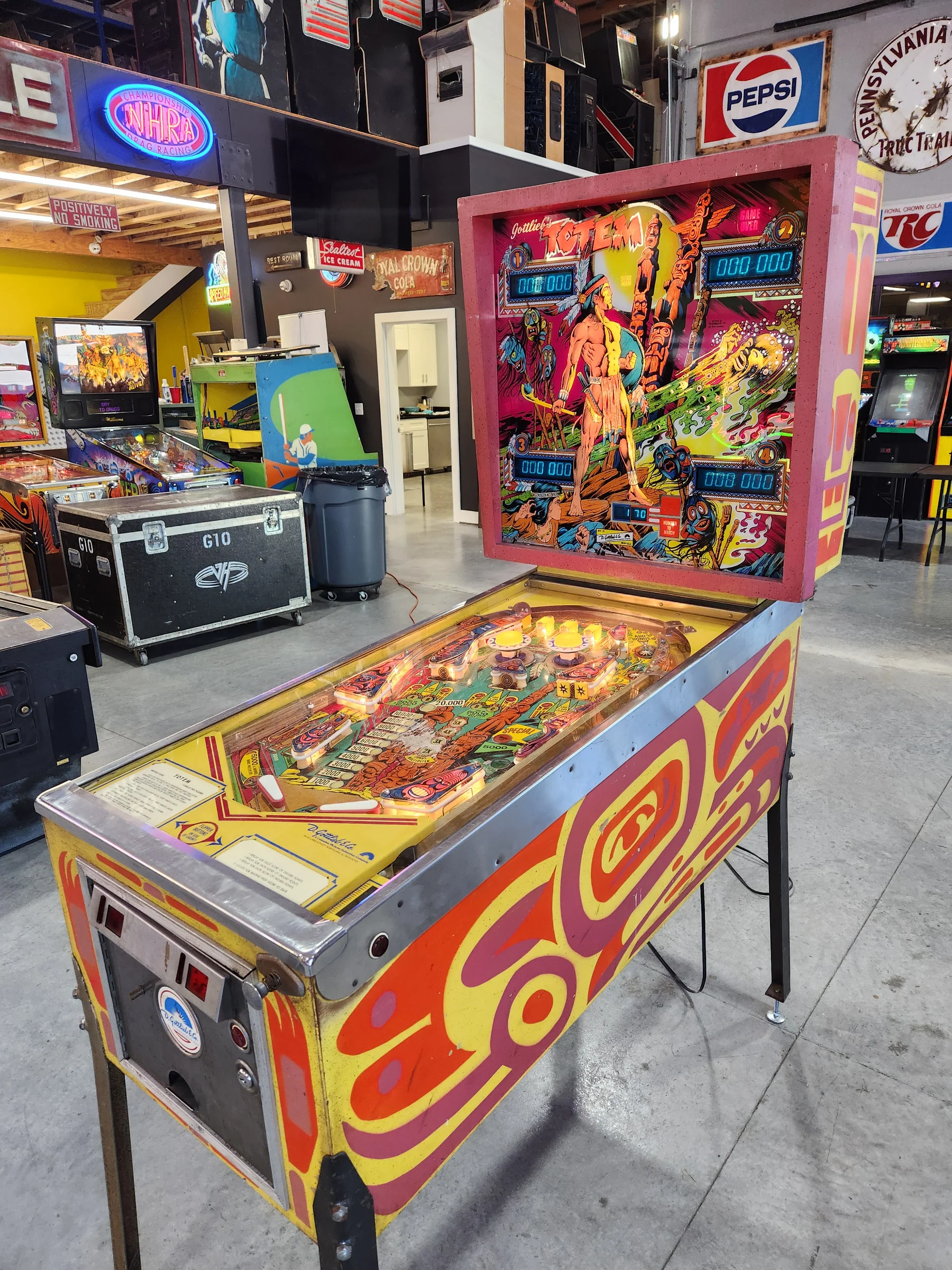 TOTEM-1979 Gottleb Pinball Machine - Image 11