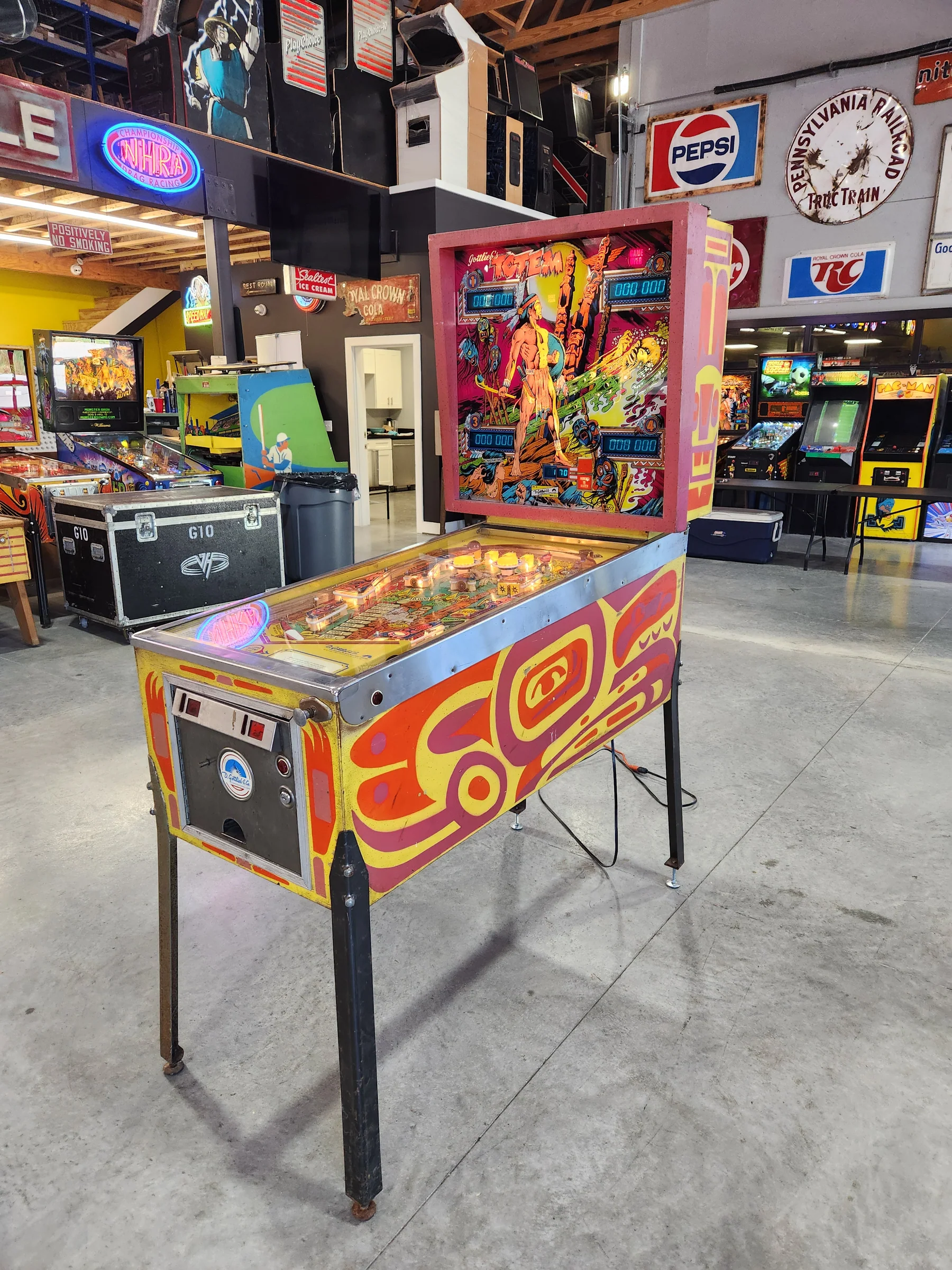 TOTEM-1979 Gottleb Pinball Machine - Image 8