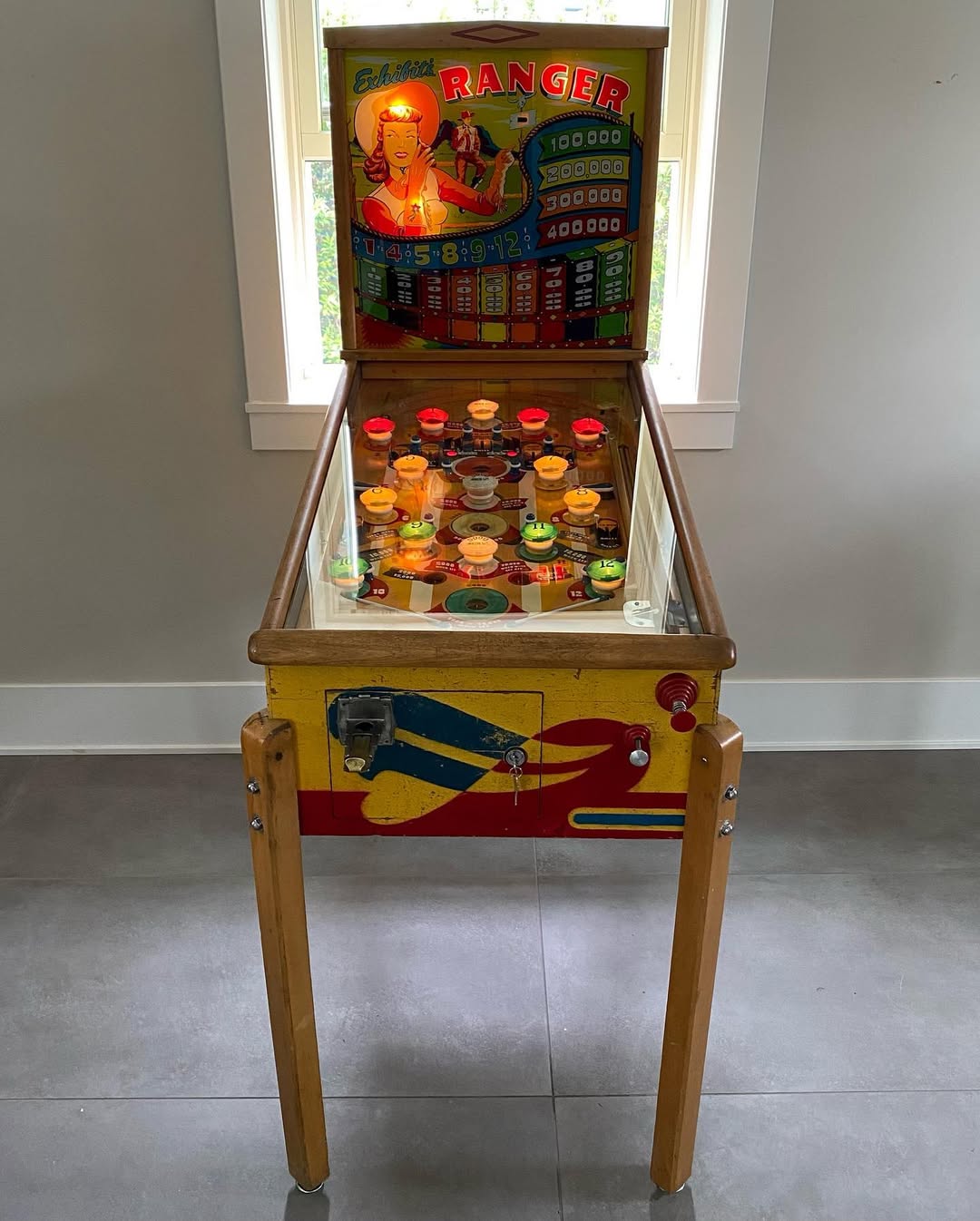1947 Exhibit Ranger Pinball Machine - Image 8