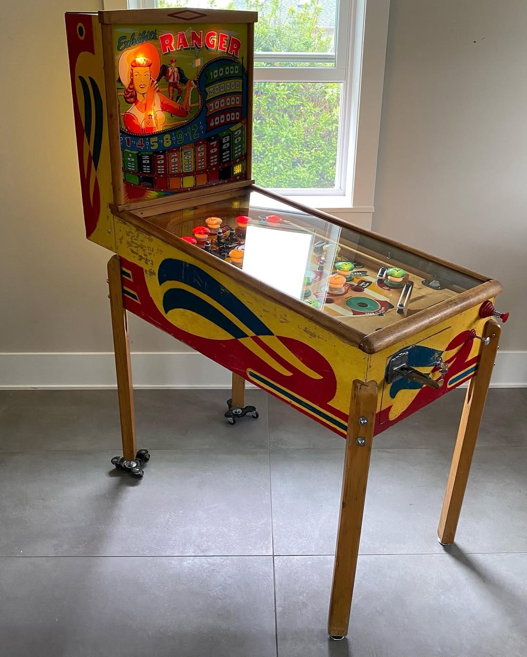 1947 Exhibit Ranger Pinball Machine - Image 6