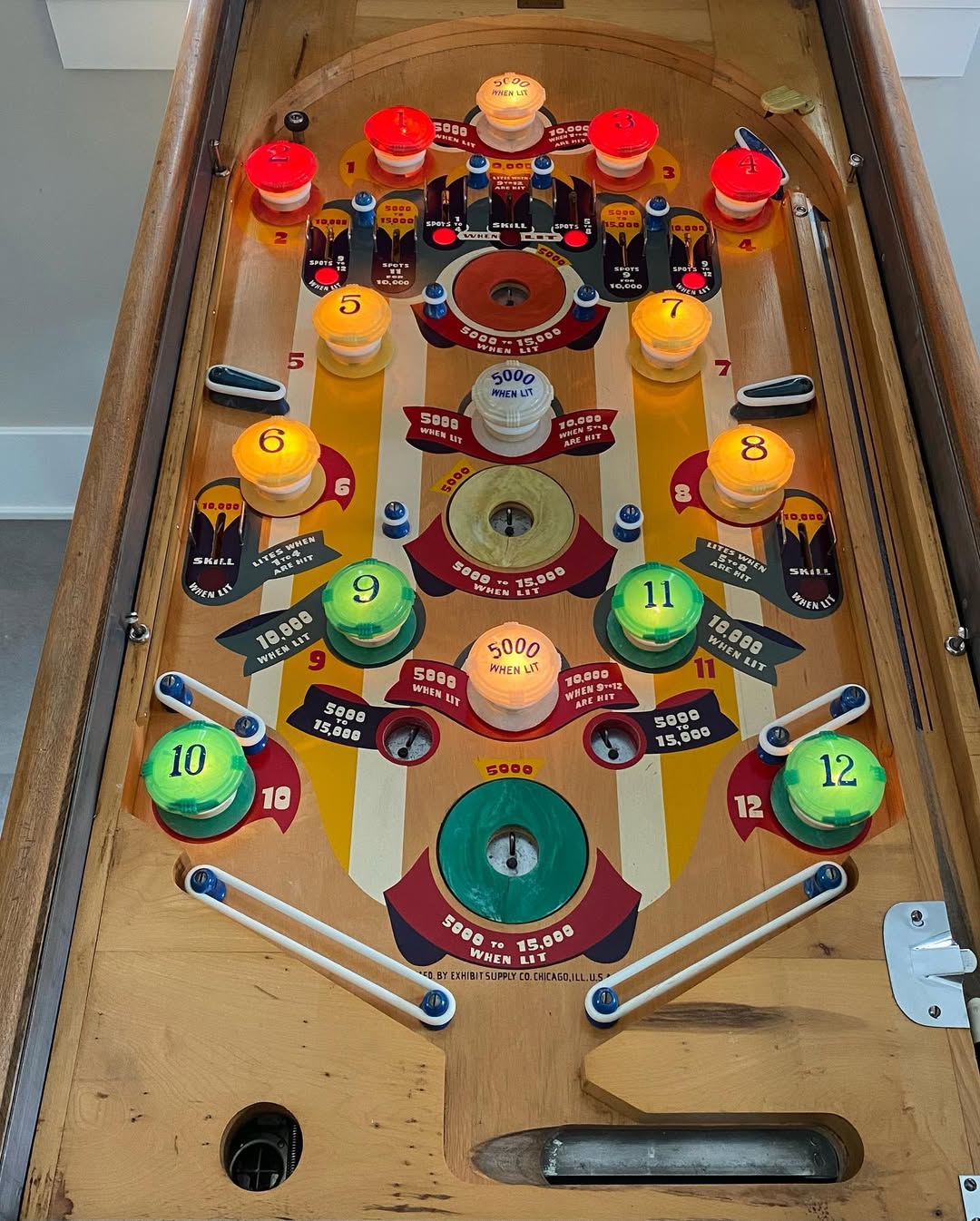 1947 Exhibit Ranger Pinball Machine