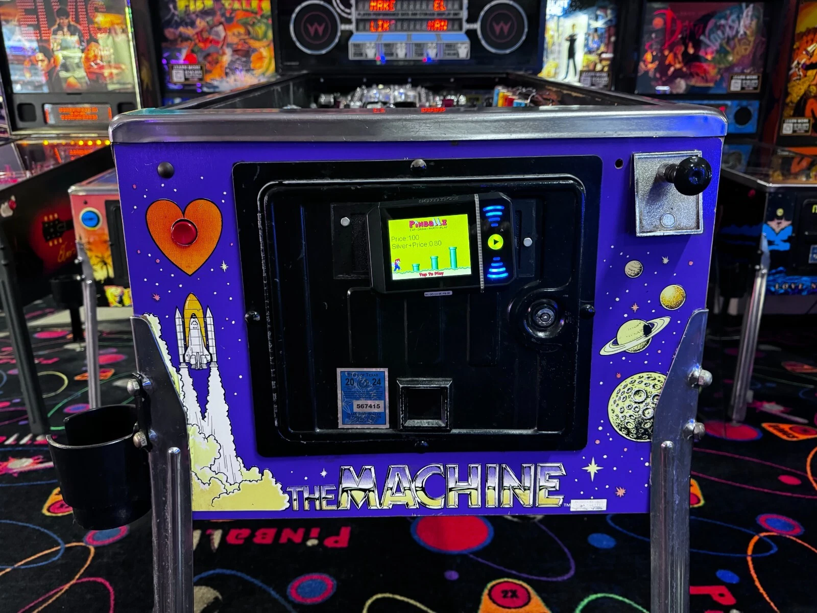 1991 Bride of Pin-Bot Pinball Machine - Image 8