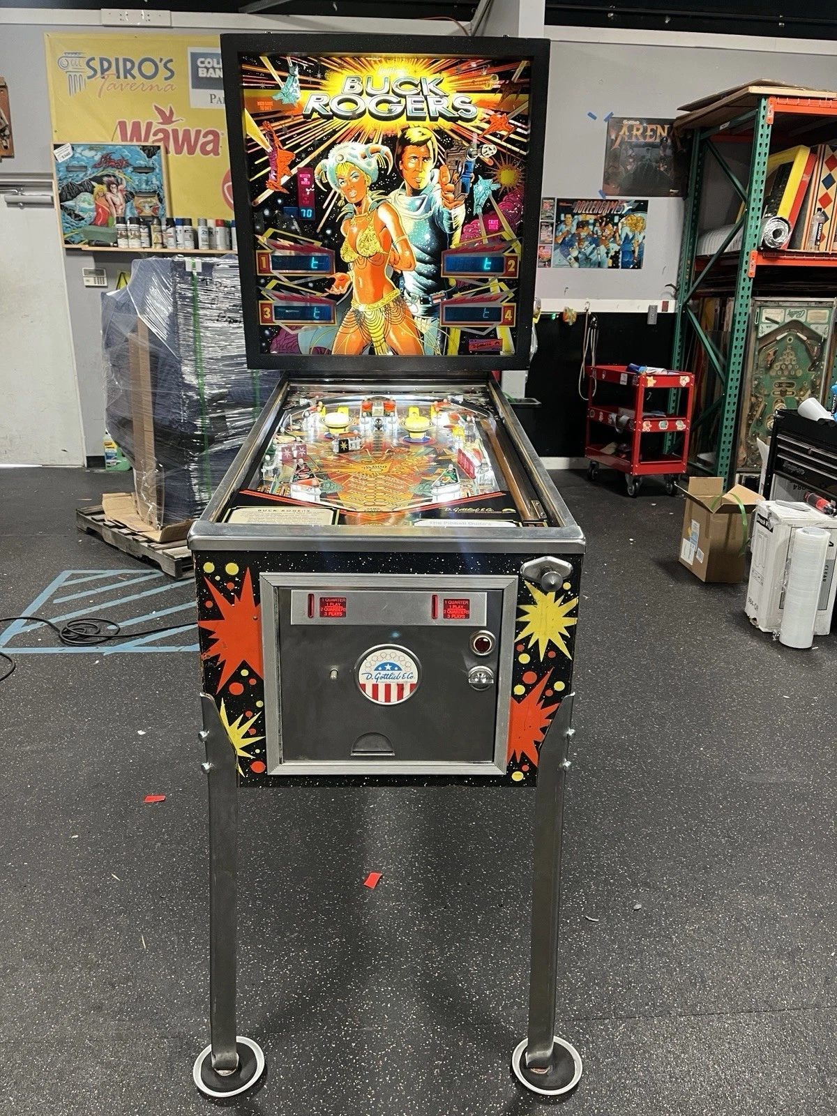 BUCK ROGERS 1980 PINBALL MACHINE