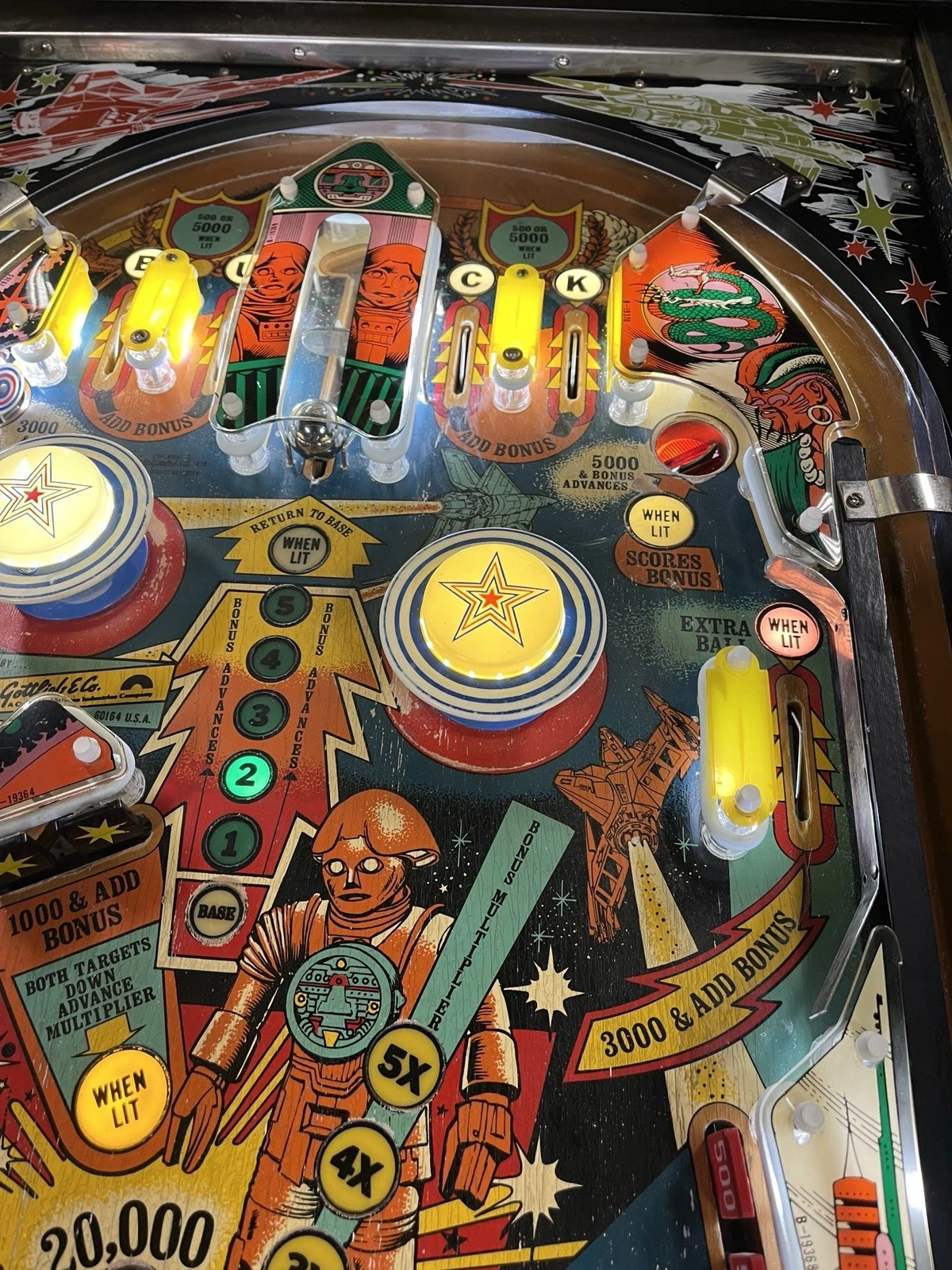 BUCK ROGERS 1980 PINBALL MACHINE - Image 5