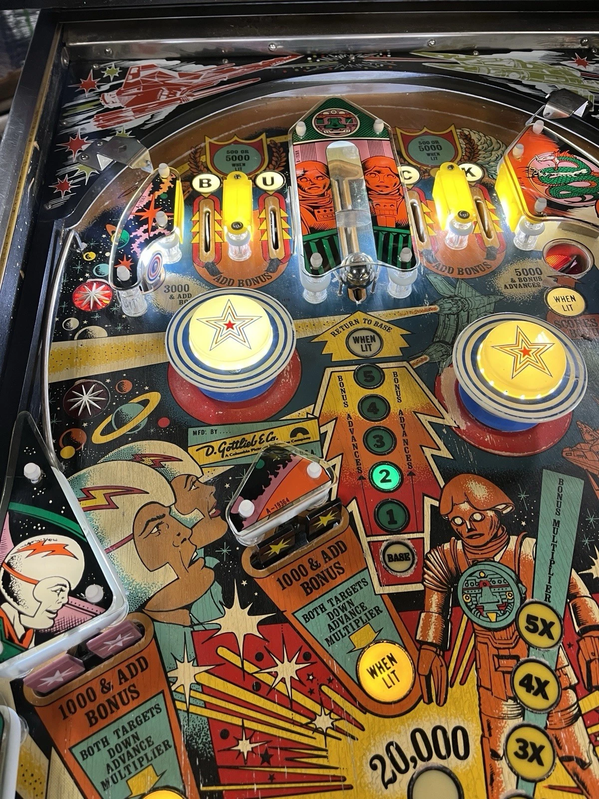 BUCK ROGERS 1980 PINBALL MACHINE - Image 6