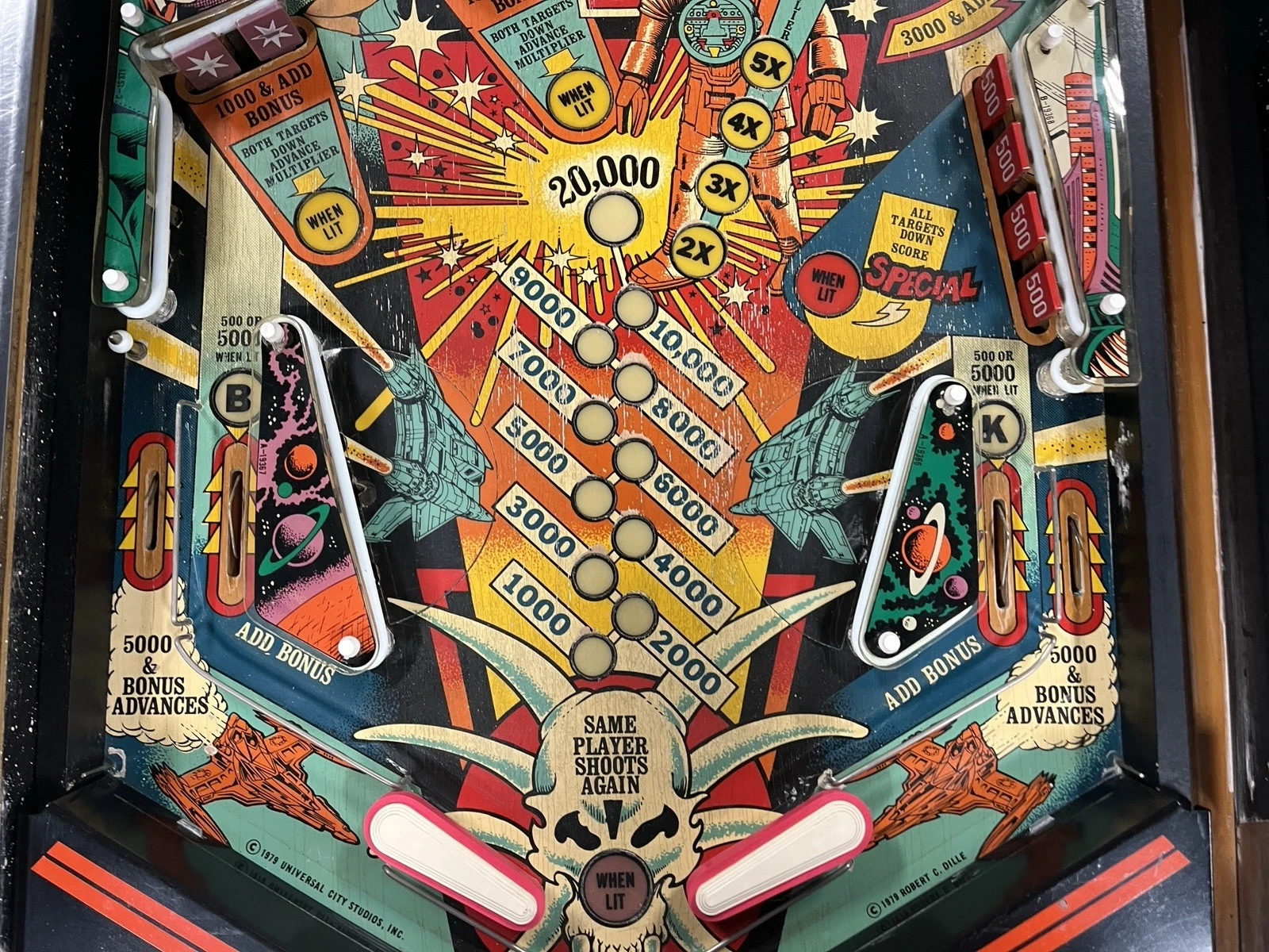 BUCK ROGERS 1980 PINBALL MACHINE - Image 7