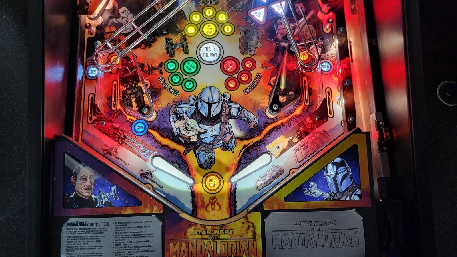 The Mandalorian Premium Edition Pinball - Image 7